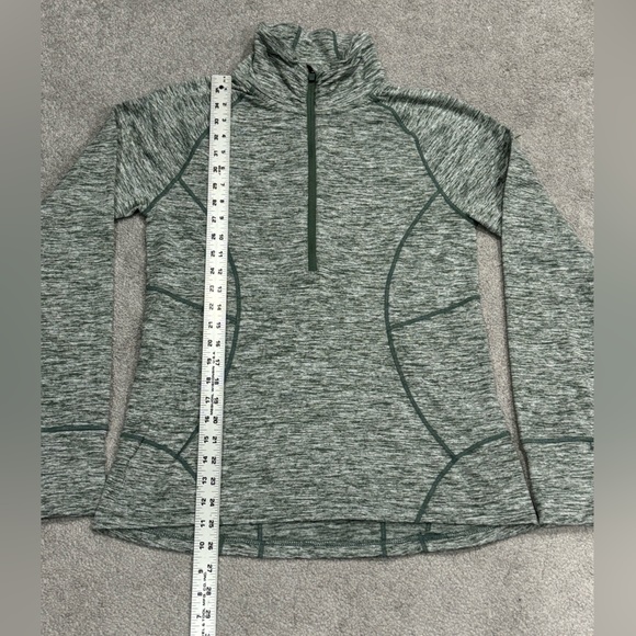 NWT Eddie Bauer Solstice Half Zip Long Sleeve Marbled Active Top - Picture 10 of 10